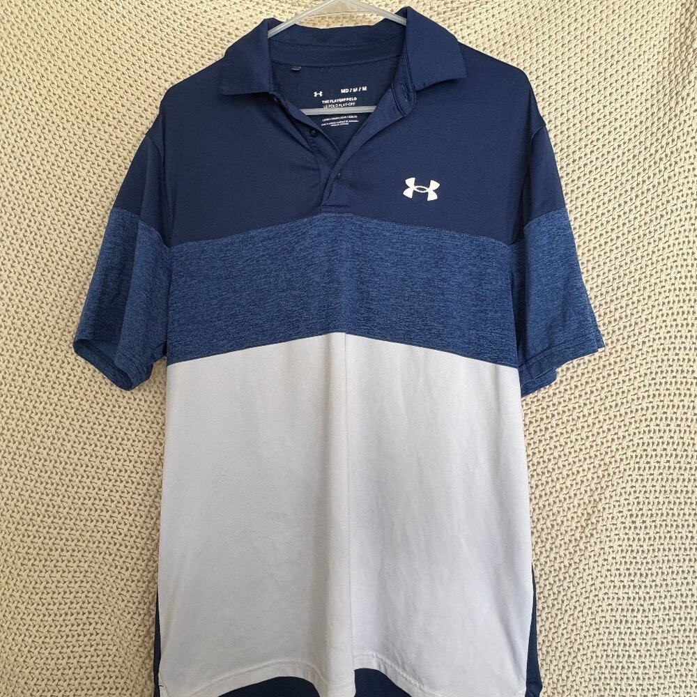 Under Armour Playoff Polo TriColor Blue